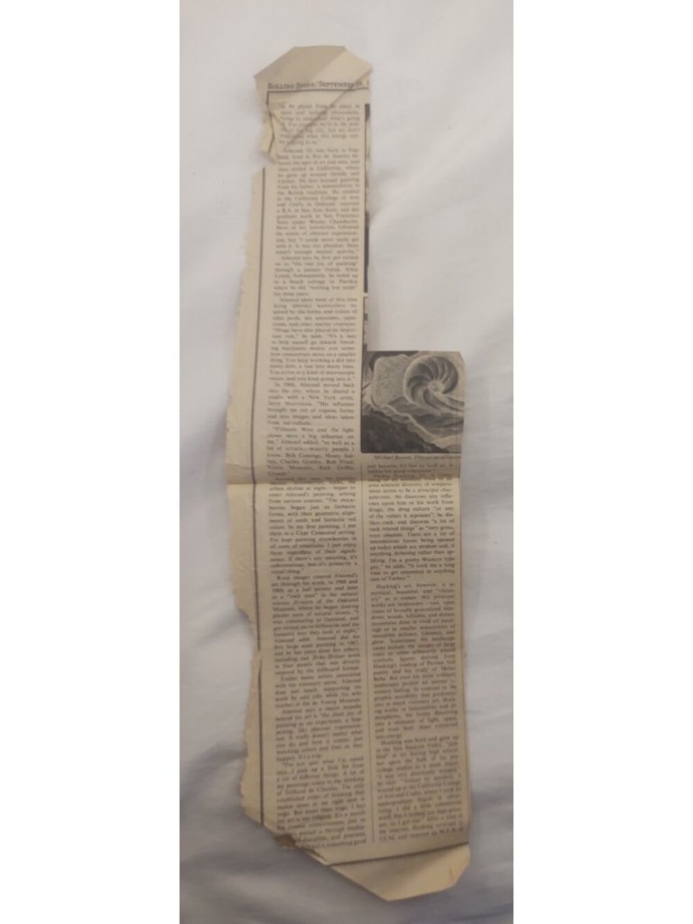 Vintage The Beatles Newspaper Clippings Lot Rolling Stone 1968 Paul McCartney